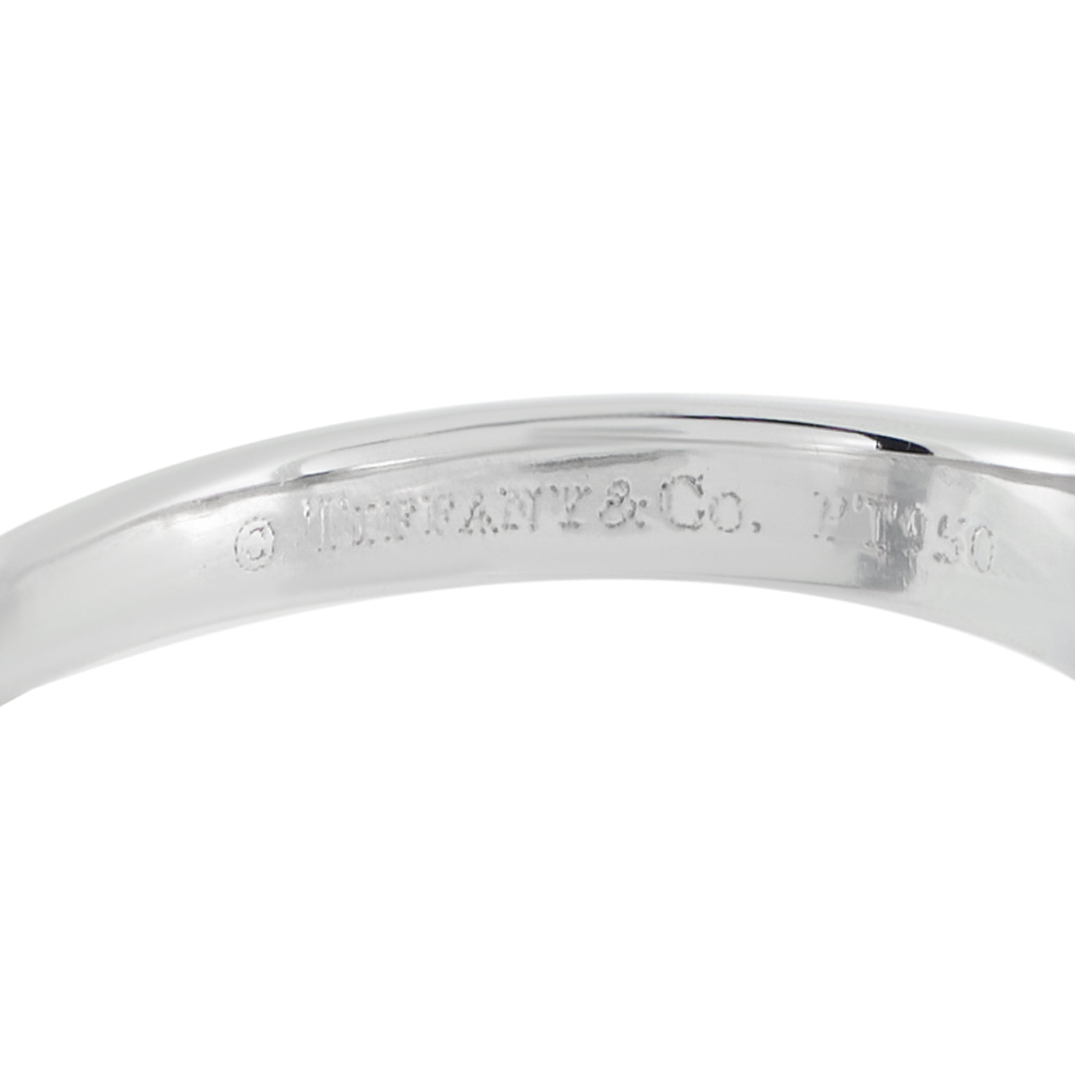 Tiffany & Co. Platinum 0.56ct Diamond Solitaire Ring