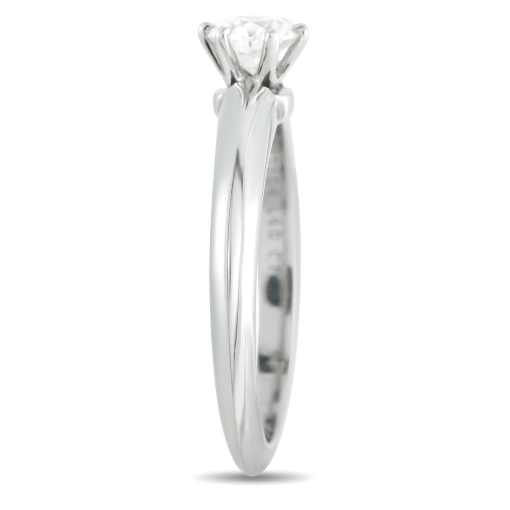Tiffany & Co. Platinum 0.40ct Diamond Solitaire Ring