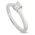 Tiffany & CO. Platinum 0.31ct Lucida Diamond Solitaire Ring