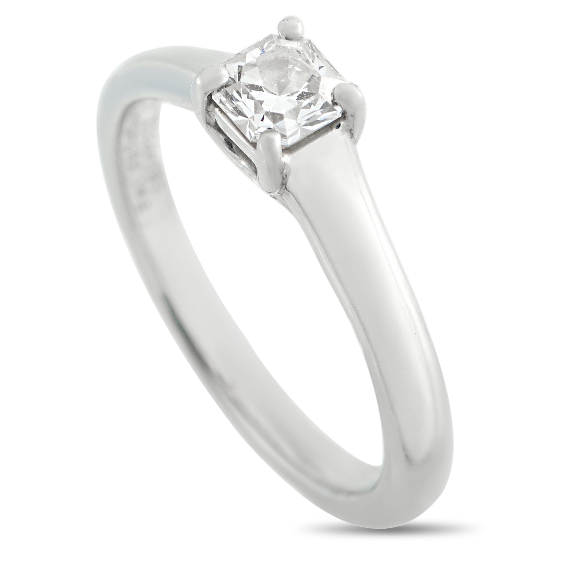 Tiffany & Co. Platinum 0.31ct Lucida Diamond Solitaire Ring