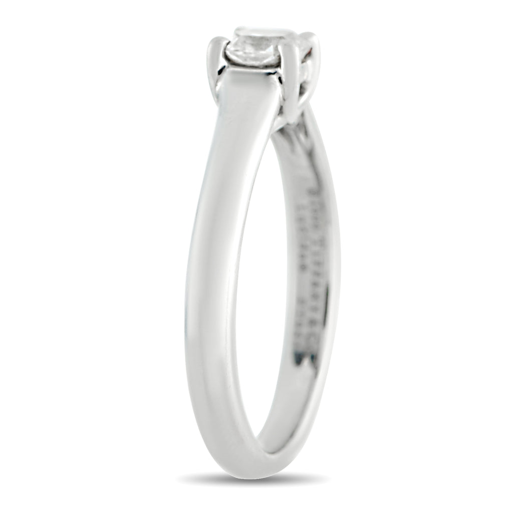 Tiffany & Co. Platinum 0.31ct Lucida Diamond Solitaire Ring