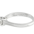 Tiffany & Co. Platinum 0.31ct Lucida Diamond Solitaire Ring