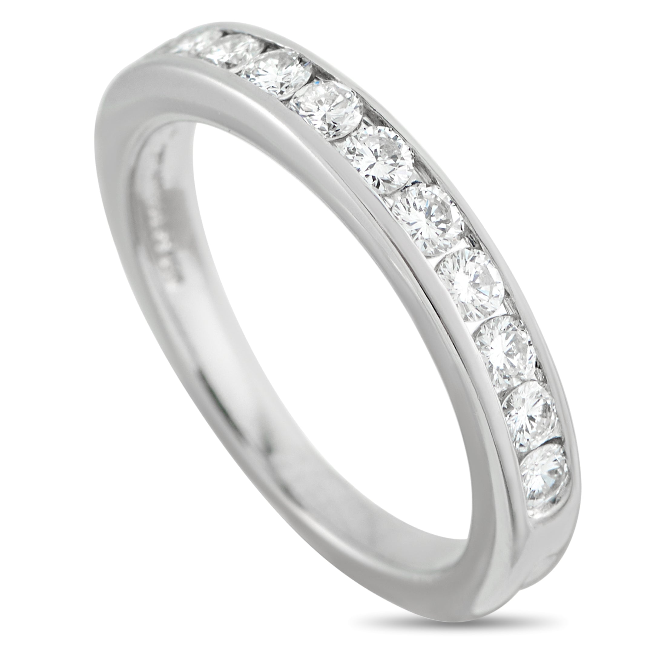 TIFFANY & CO. Tiffany & Co. Platinum 0.44ct Diamond Band