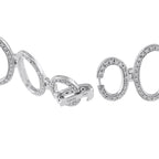 Tous 18K White Gold 3.25ct Diamond Bracelet