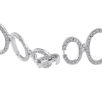 Tous18K White Gold 3.25ct Diamond Bracelet