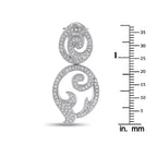 Tous 18K White Gold 1.75ct Diamond Earrings