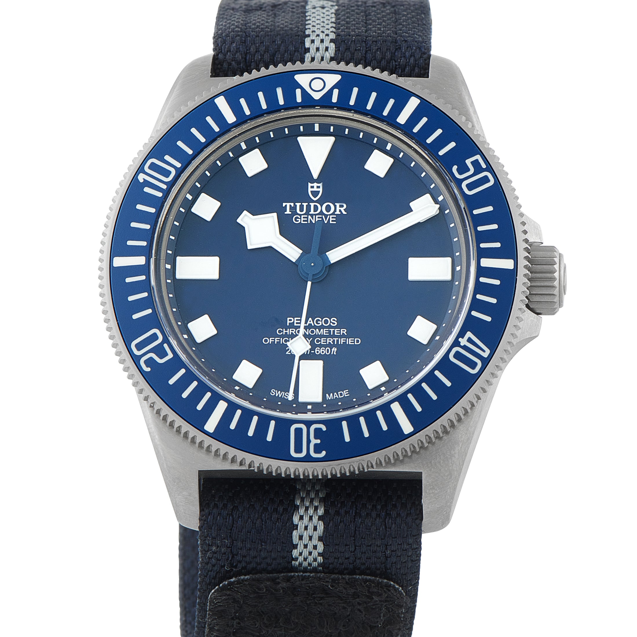 Tudor Pelagos FXD Blue Dial Titanium Watch