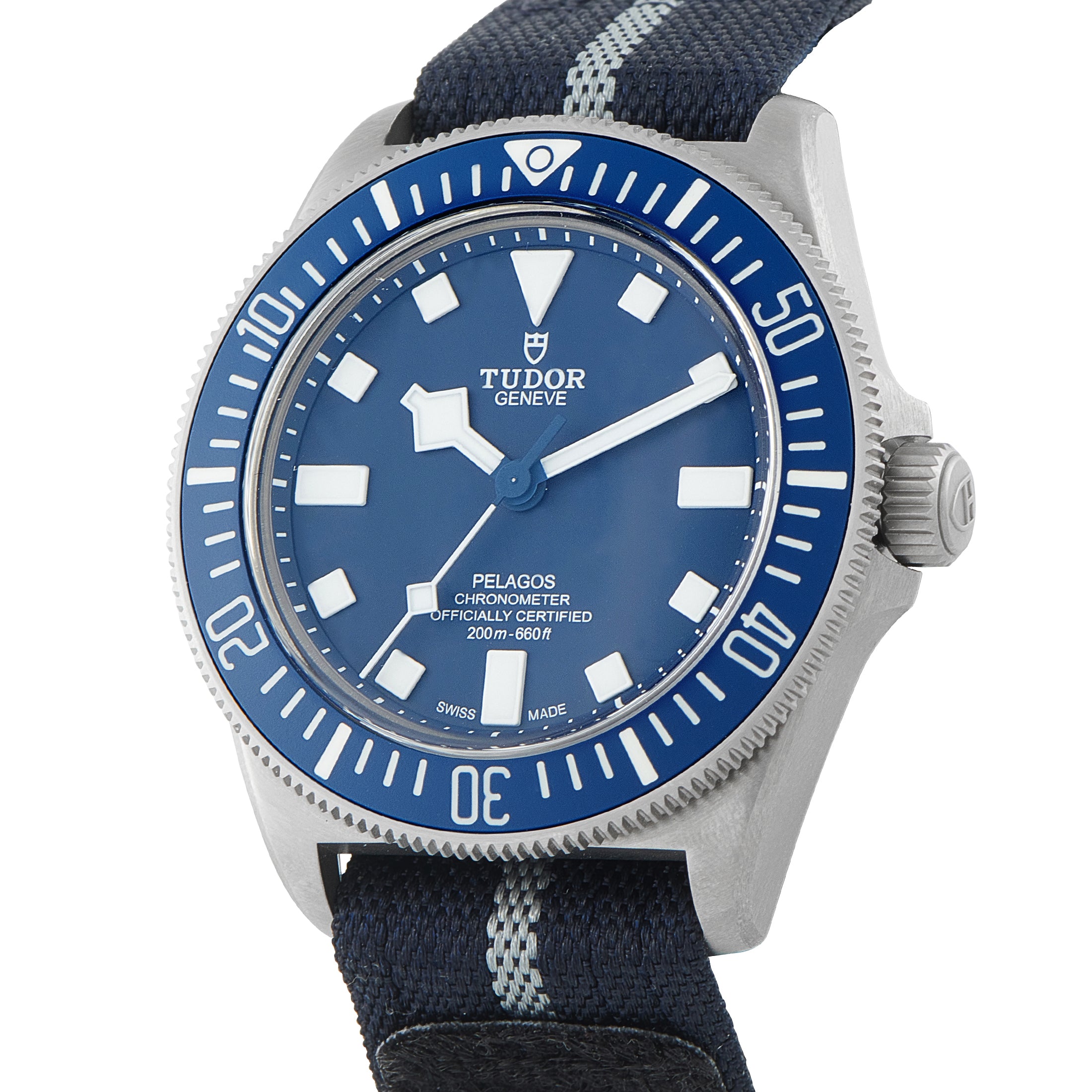Tudor Pelagos FXD Blue Dial Titanium Watch