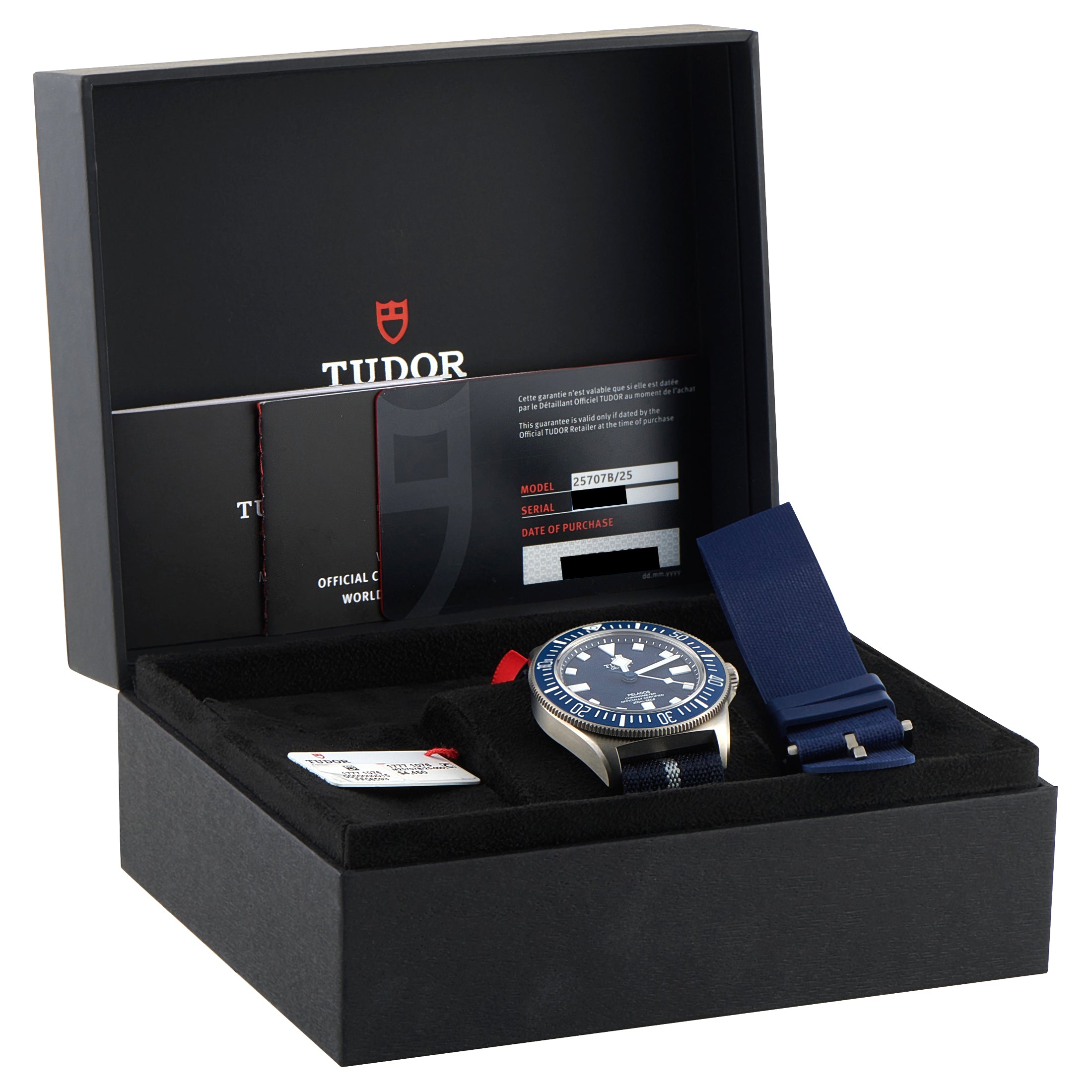 Tudor Pelagos FXD Blue Dial Titanium Watch