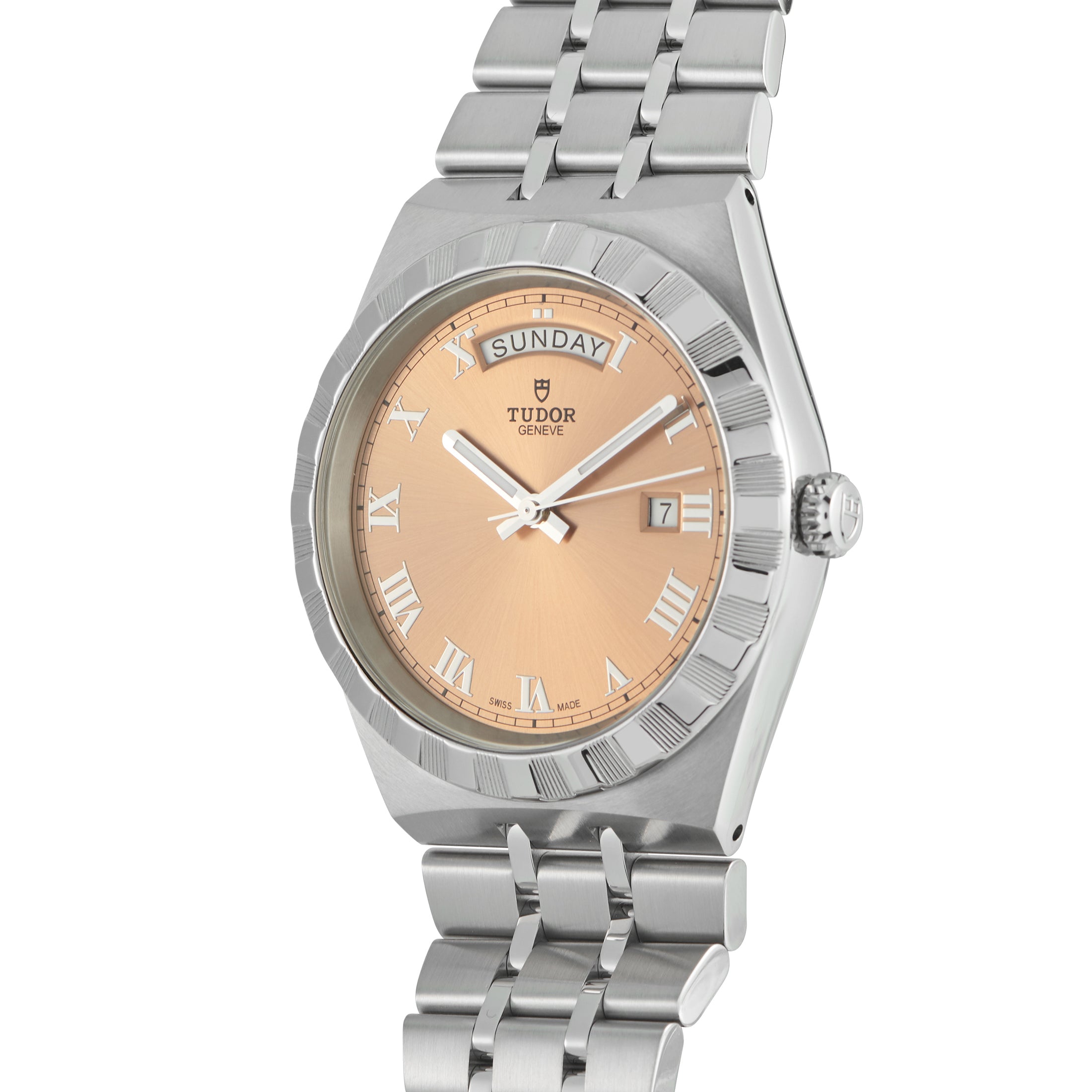 Tudor Royal Salmon Dial Steel Watch