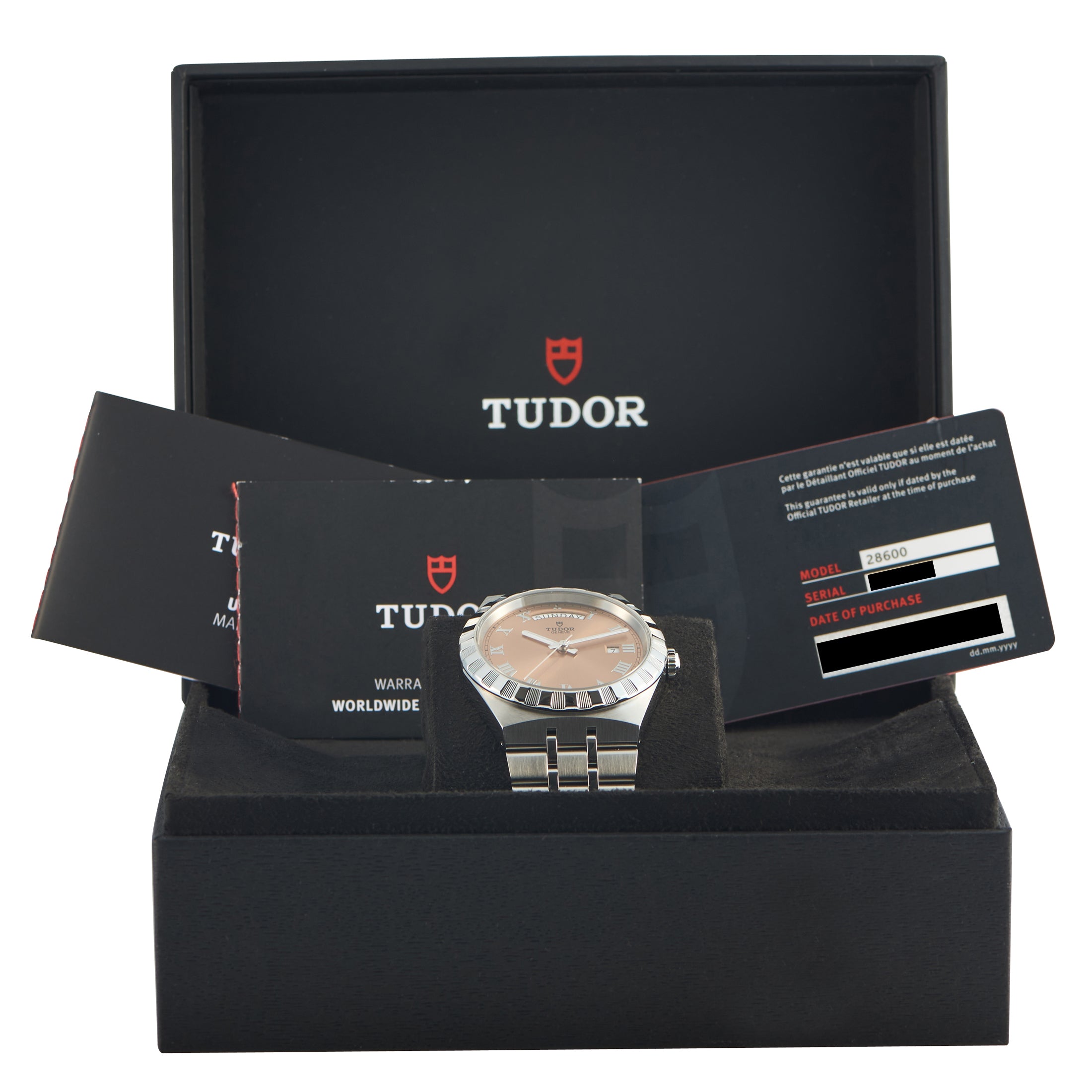 Tudor Royal Salmon Dial Steel Watch