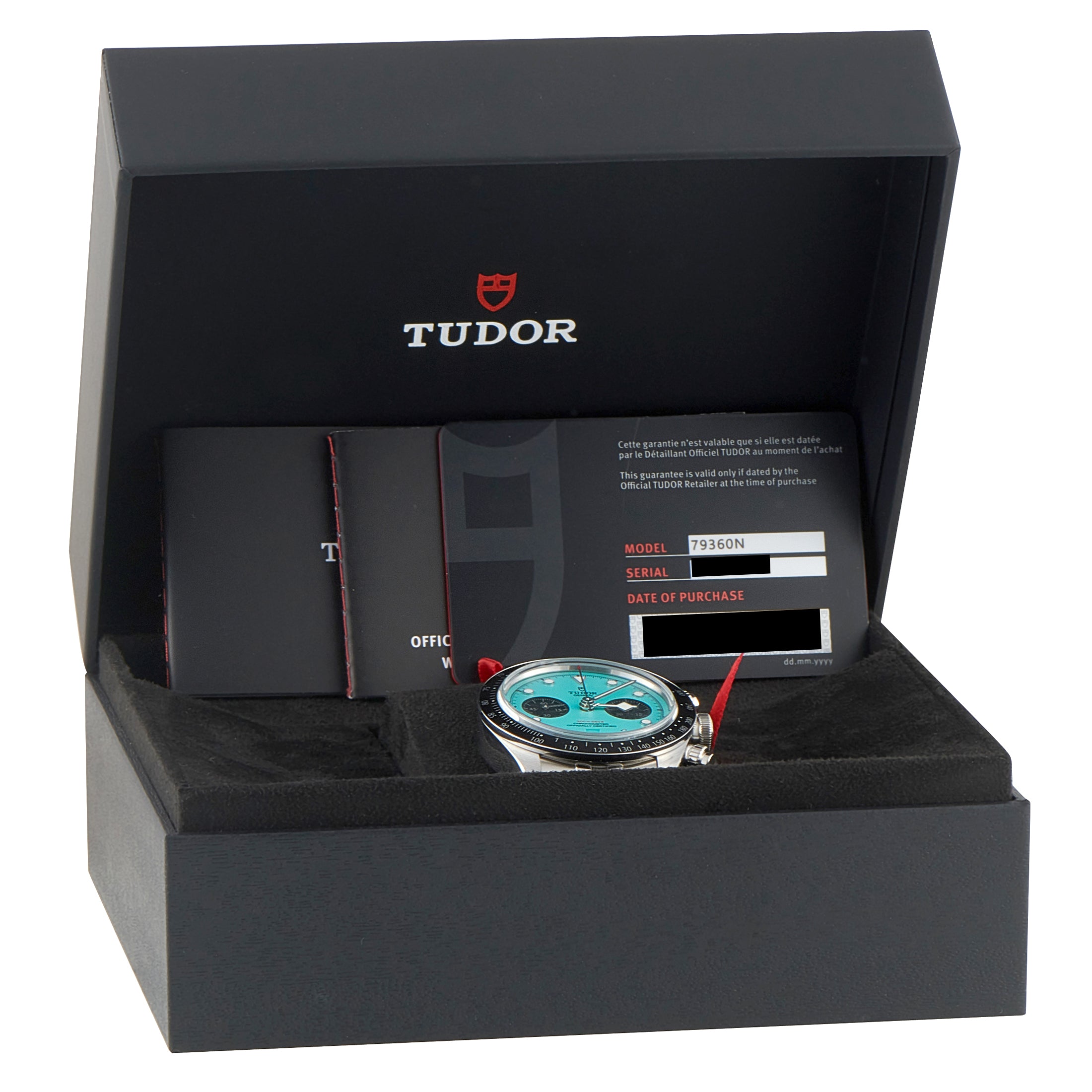 Tudor Black Bay Chrono Turquoise Dial Steel Watch