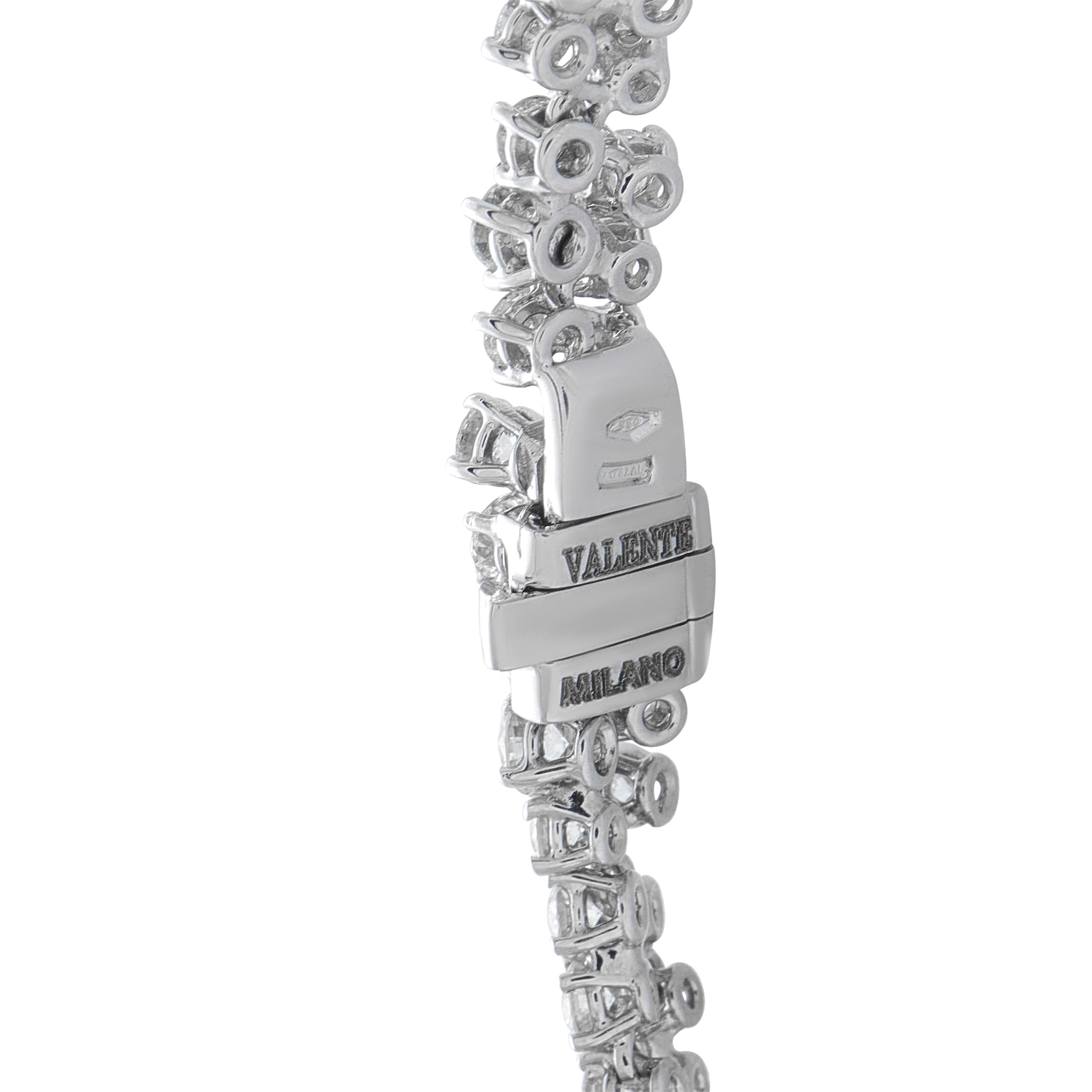 VALENTE MILANO 18K White Gold 23.83ct Diamond and Ruby Necklace