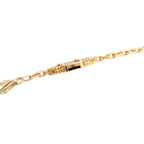 Van Cleef & Arpels Alhambra 18K Yellow Gold Carnelian 10-Motif Necklace