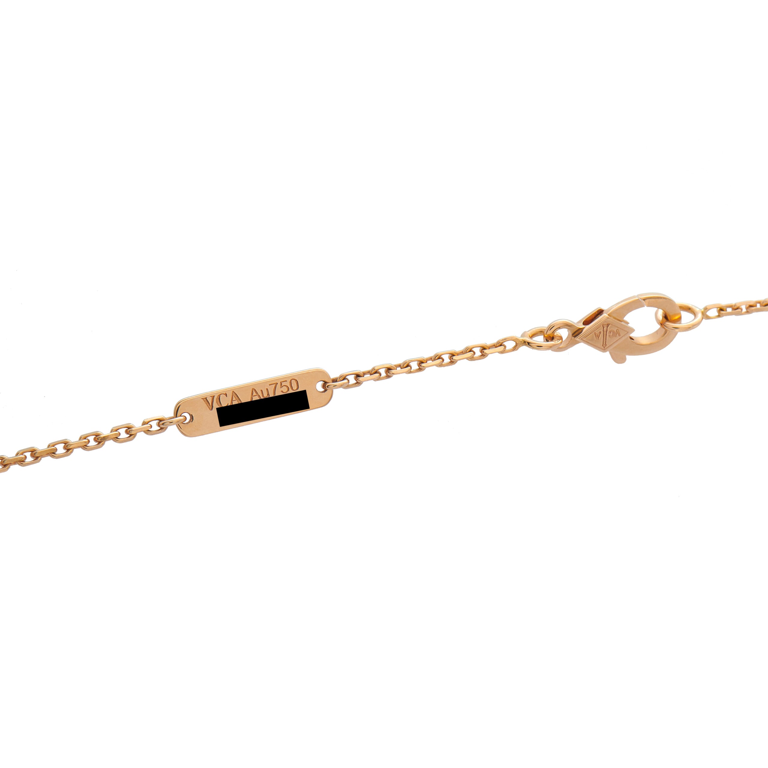 Van Cleef & Arpels Cosmos 18K Rose Gold 1.55ct Diamond Pendant