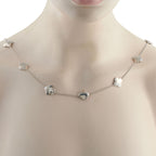 Van Cleef & Arpels Van Cleef & Arpels Pure Alhambra 18K White Gold 14-Motif Necklace