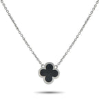 Van Cleef & ArpelsVan Cleef & Arpels Pure Alhambra 18K White Gold 1-Motif Necklace #4909 – This Van Cleef & Arpels Pure Alham