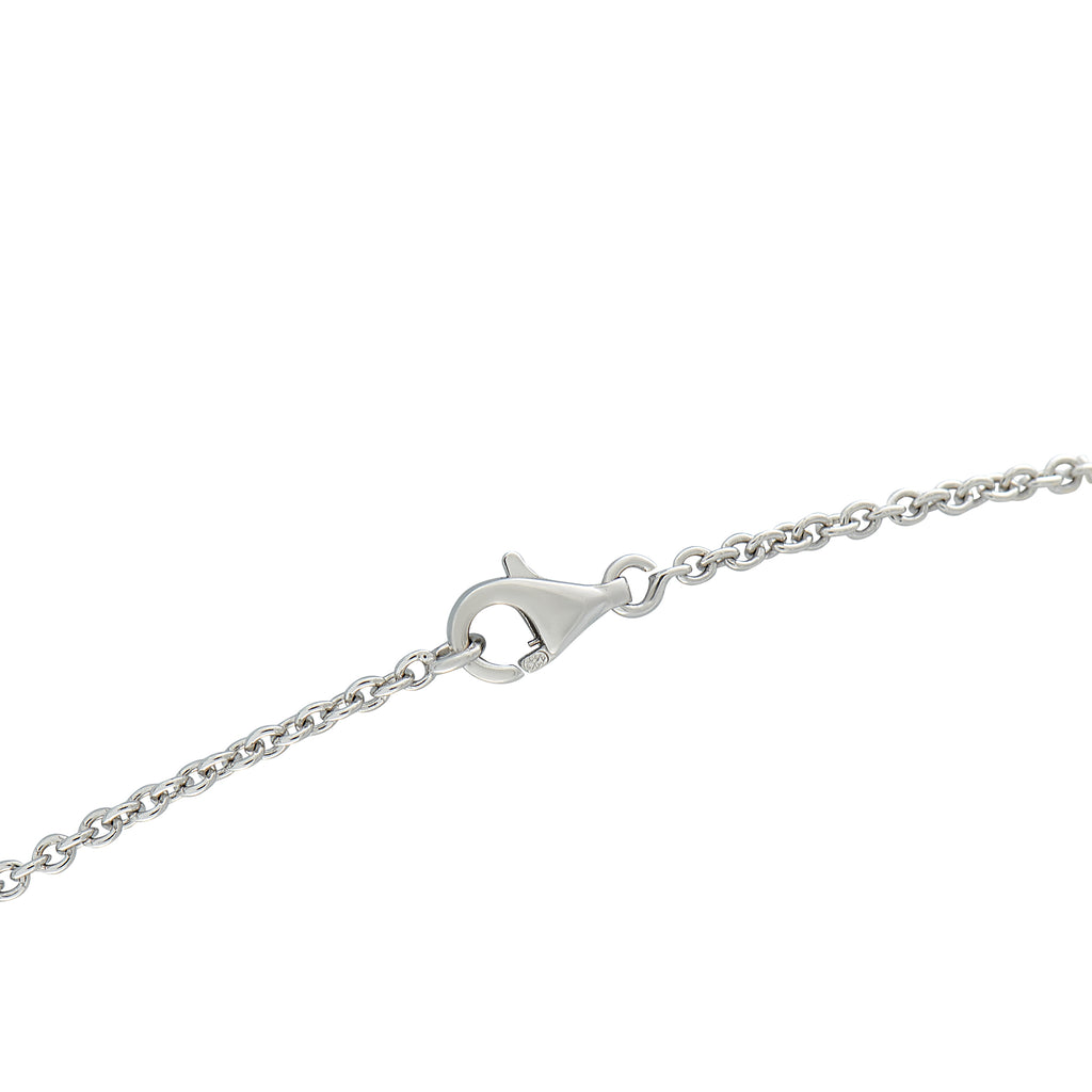 Van Cleef & Arpels Pure Alhambra 18K White Gold 1-Motif Necklace