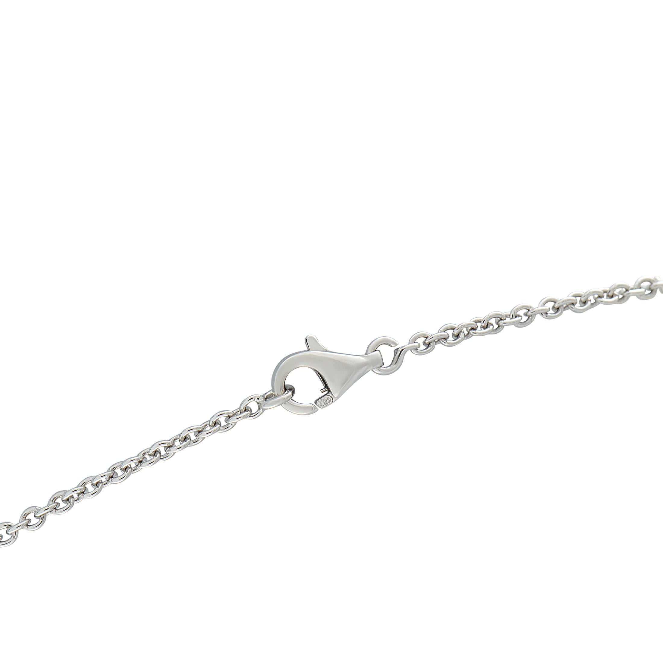 Van Cleef & Arpels Pure Alhambra 18K White Gold 1-Motif Necklace