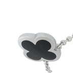 Van Cleef & Arpels Pure Alhambra 18K White Gold 1-Motif Necklace