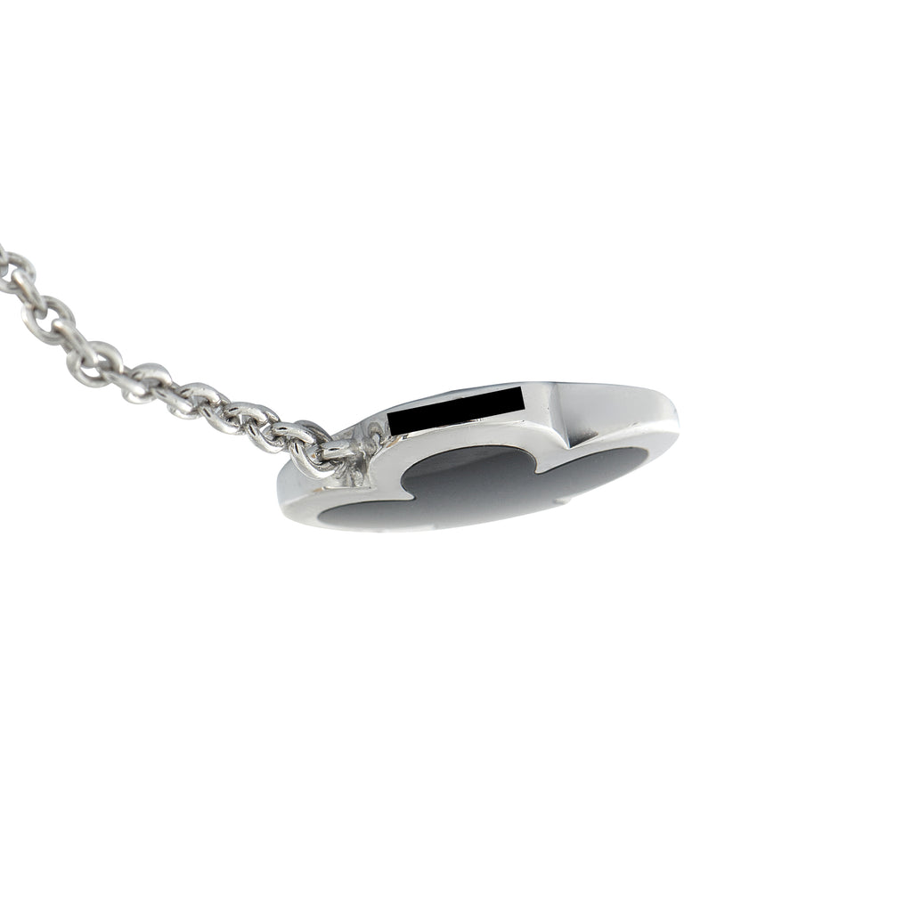 Van Cleef & Arpels Pure Alhambra 18K White Gold 1-Motif Necklace