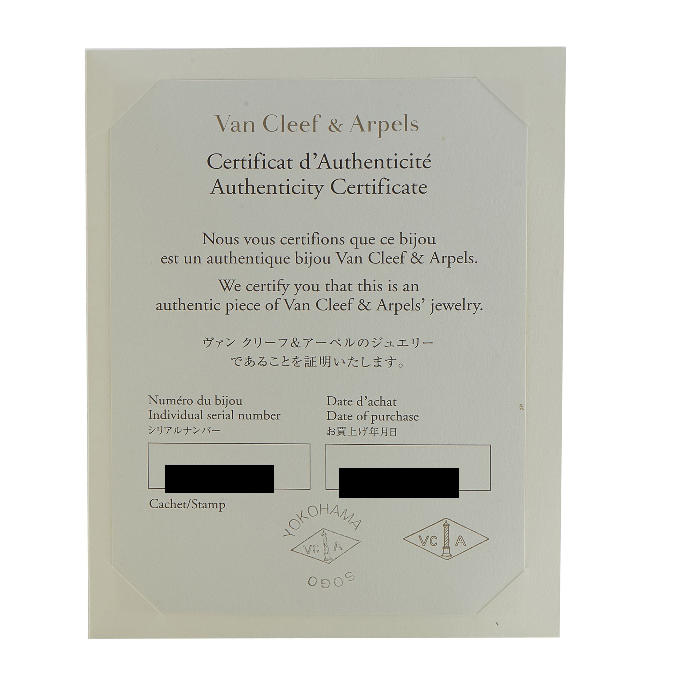 Van Cleef & Arpels Van Cleef & Arpels Pure Alhambra 18K White Gold 1-Motif Necklace