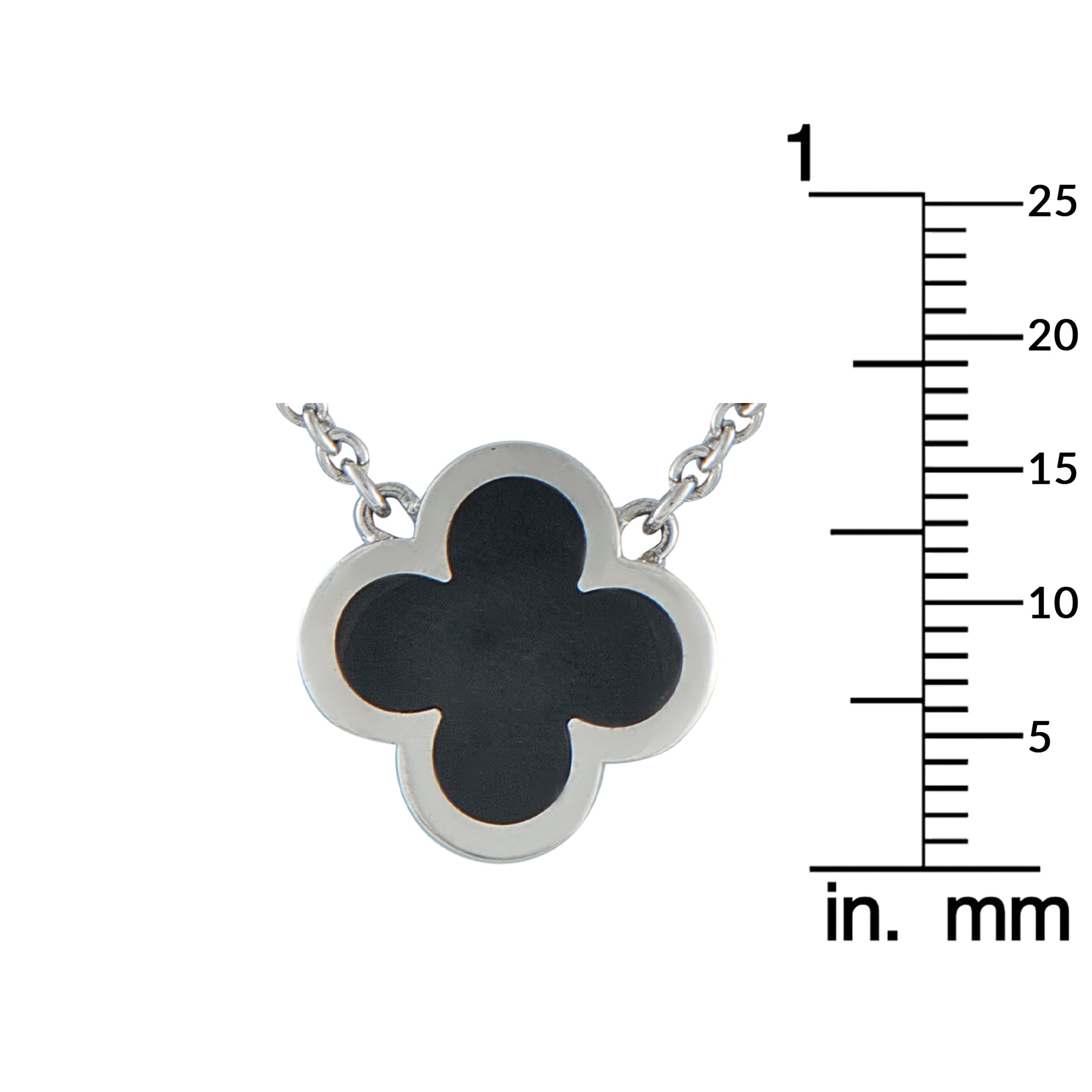 Van Cleef & Arpels Pure Alhambra 18K White Gold 1-Motif Necklace