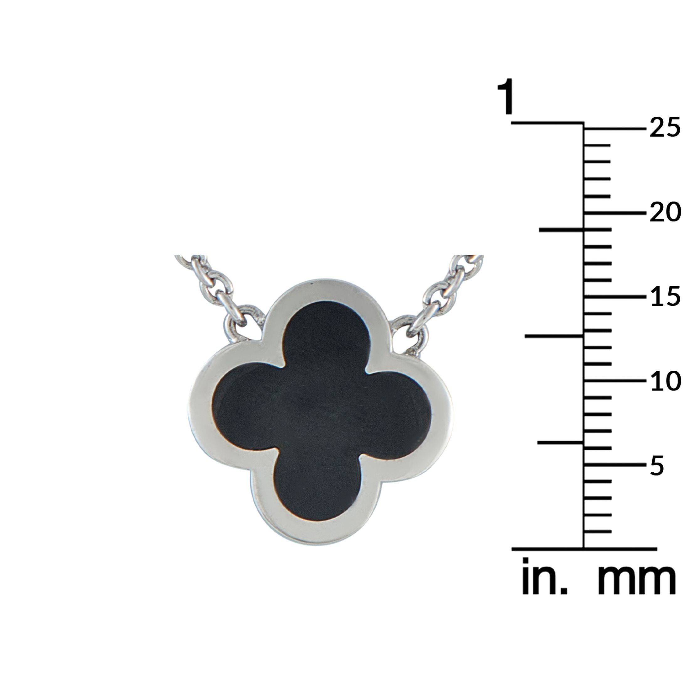 Van Cleef & Arpels Van Cleef & Arpels Pure Alhambra 18K White Gold 1-Motif Necklace