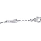 Van Cleef & Arpels Two Butterfly 18K White Gold 0.88ct Diamond Necklace