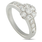 Van Cleef & Arpels Fleurette 18K White Gold Diamond Ring