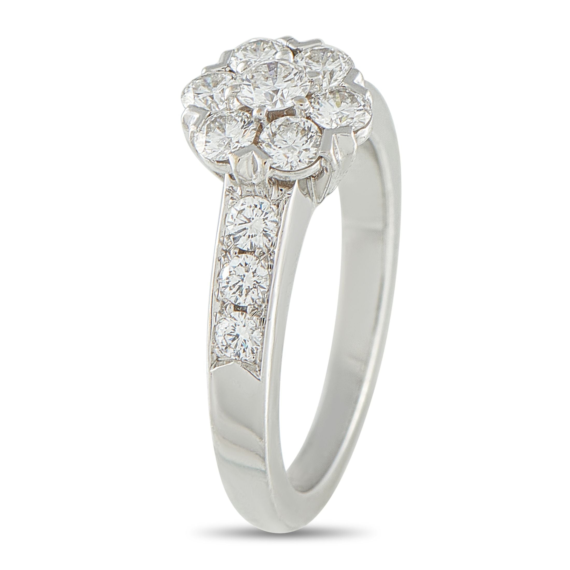 Van Cleef & Arpels Van Cleef & Arpels Fleurette 18K White Gold Diamond Ring