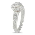 Van Cleef & Arpels Fleurette 18K White Gold Diamond Ring
