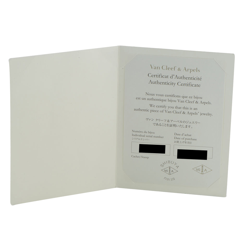 Van Cleef & Arpels Fleurette 18K White Gold Diamond Ring