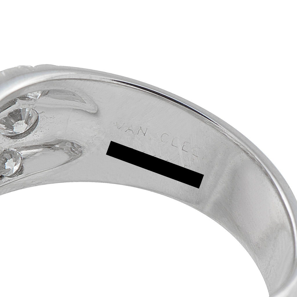 Van Cleef & Arpels 18K White Gold 2.25ct Diamond Ring