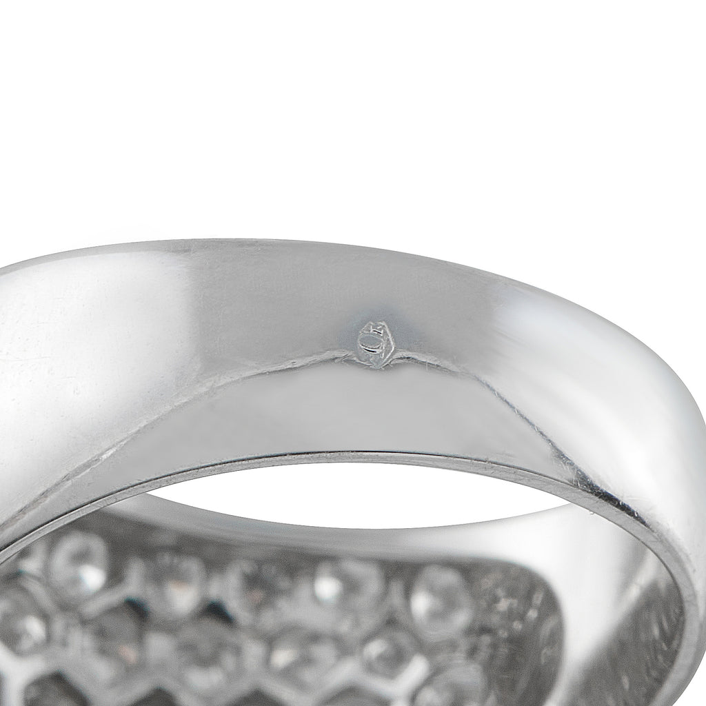 Van Cleef & Arpels 18K White Gold 2.25ct Diamond Ring