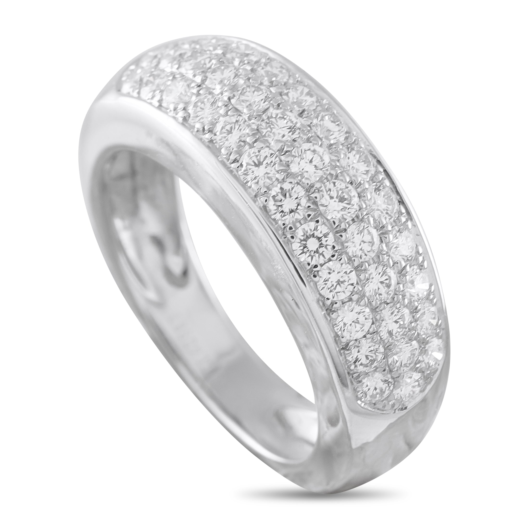 VAN CLEEF & ARPELS Van Cleef & Arpels 18K White Gold 0.75ct Diamond Ring