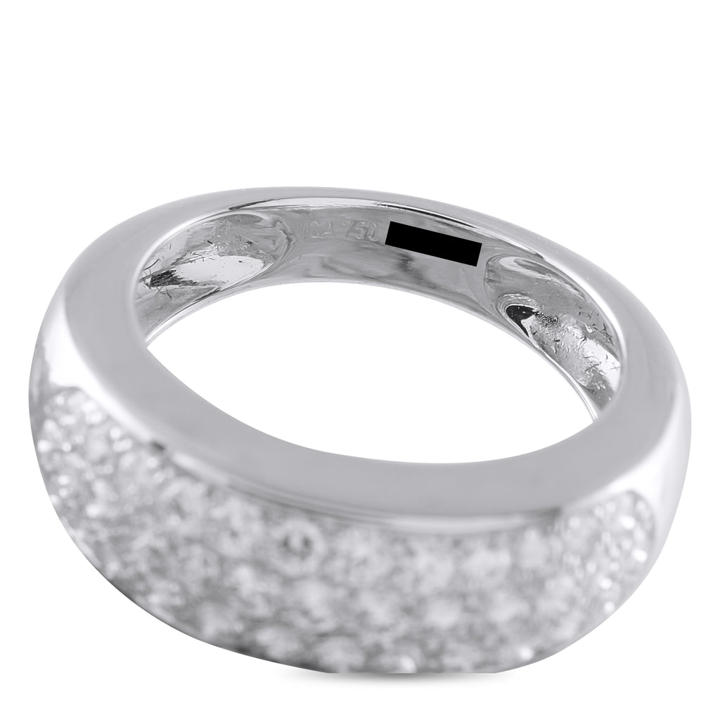 Van Cleef & Arpels 18K White Gold 0.75ct Diamond Ring