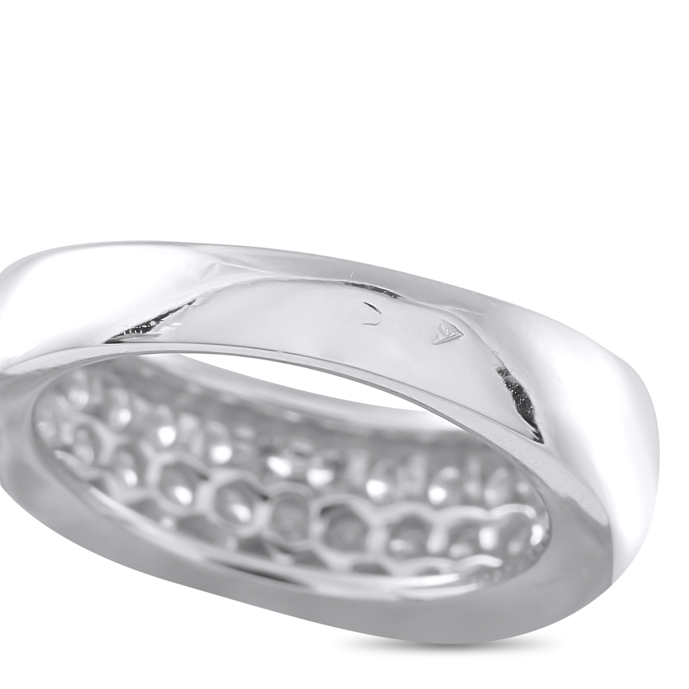 Van Cleef & Arpels 18K White Gold 0.75ct Diamond Ring