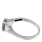 Van Cleef & Arpels Van Cleef & Arpels 18K White Gold Diamond and 1.37ct Sapphire Ring