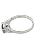 Van Cleef & Arpels Van Cleef & Arpels 18K White Gold Diamond and 1.37ct Sapphire Ring