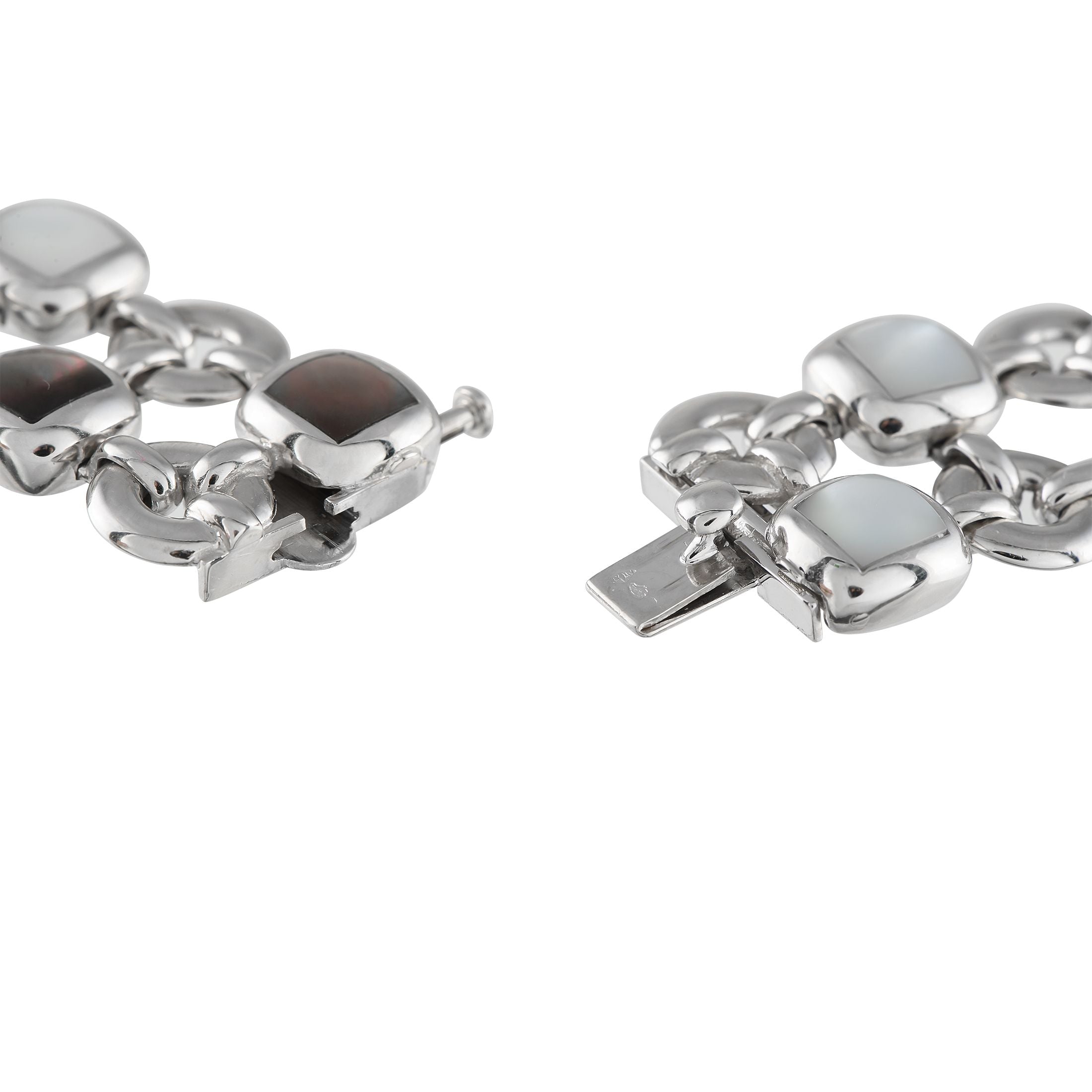 Van Cleef & Arpels 18K White Gold Mother of Pearl Necklace