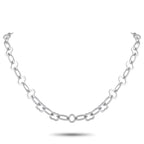 Van Cleef & Arpels Byzantine Alhambra 18K White Gold Link Necklace
