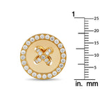 Van Cleef & ArpelsVan Cleef & Arpels 18K Yellow Gold 2.25ct Diamond Boutonnière Earrings