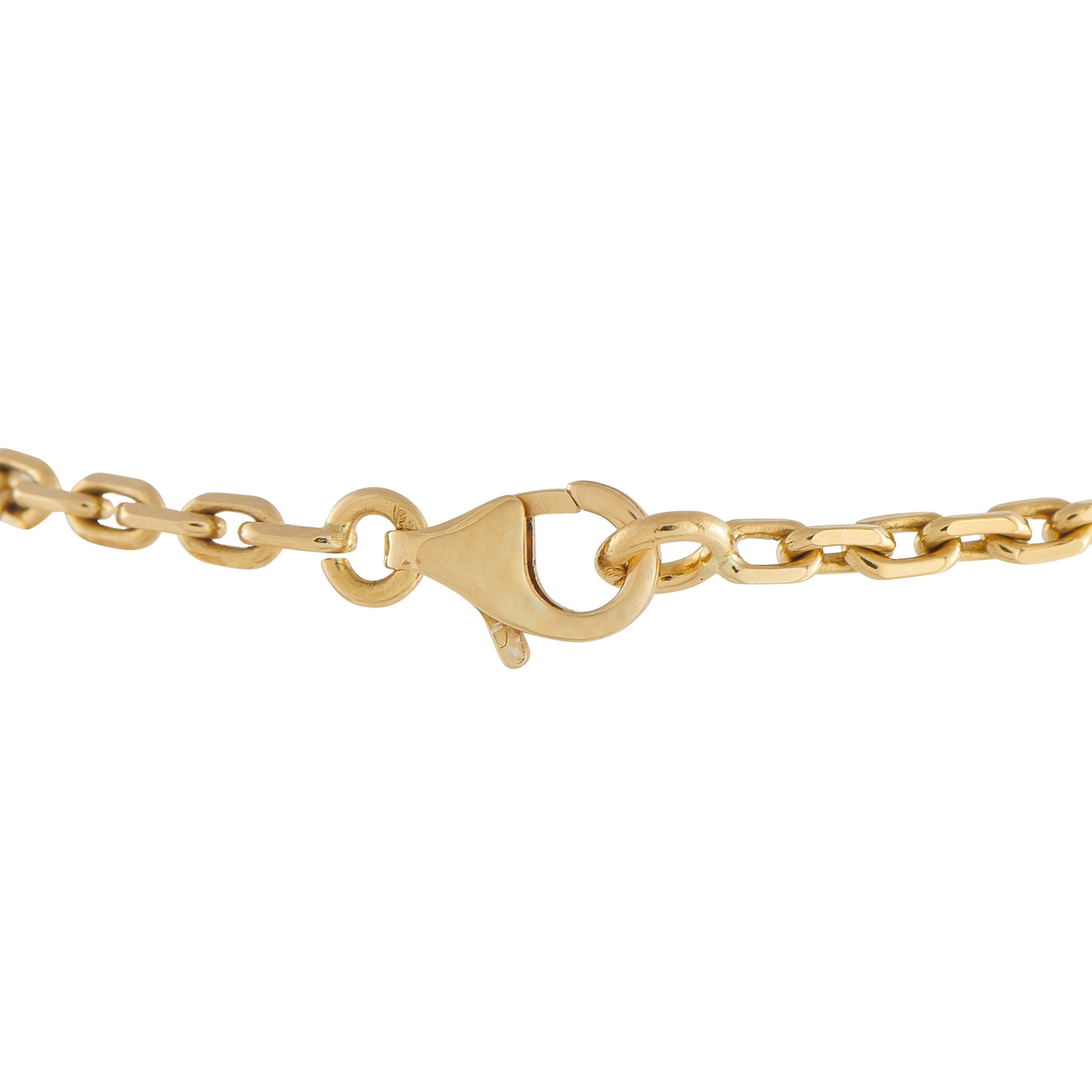 Van Cleef & Arpels Van Cleef & Arpels Lucky Alhambra 18K Yellow Gold Charm Bracelet