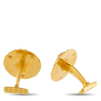 Van Cleef & Arpels Vintage 18K Yellow Gold Panther Cufflinks #5213