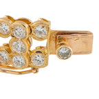 Van Cleef & Arpels Vintage 18K Yellow Gold 10.50ct Diamond Bracelet