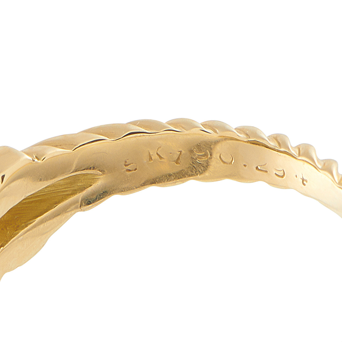 Van Cleef & Arpels Alhambra 18K Yellow Gold Diamond and Onyx Ring