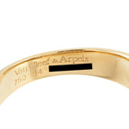 Van Cleef & Arpels Van Cleef & Arpels 18K Yellow Gold Diamond Bombe Ring