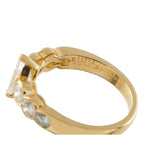 Van Cleef & Arpels 18K Yellow Gold 1.14ct Diamond Engagement Ring