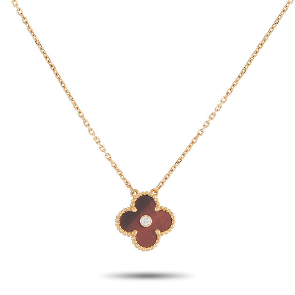 Van Cleef & ArpelsVan Cleef & Arpels Alhambra 18K Yellow Gold Holiday Necklace #4903 – Elevate any ensemble by adding this so